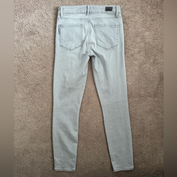 PAIGE Womens Light Gray Skinny Jeans Size 27 Mid Rise Cotton Blend Premium Denim - Picture 5 of 7